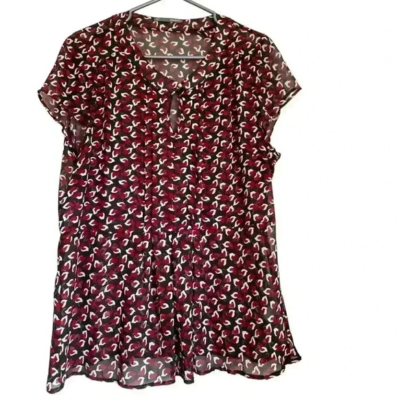 Smart Set  semi sheer tunic, XL, EUC - Picture 1 of 3